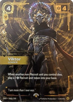 Viktor - Leader (246a/298) - Riftbound Promotional Cards Foil - Riftbound Promotional Cards - Card Brawlers | Quebec | Canada |