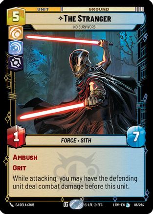The Stranger - No Survivors (86/264) - A Lawless Time - A Lawless Time - Card Brawlers | Quebec | Canada |