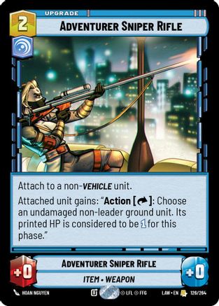 Adventurer's Sniper Rifle (126/264) - A Lawless Time - A Lawless Time - Card Brawlers | Quebec | Canada |