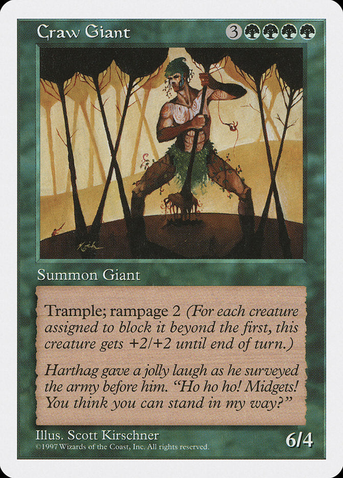 Craw Giant [Fifth Edition] - Magic: The Gathering - Card Brawlers | Quebec | Canada |
