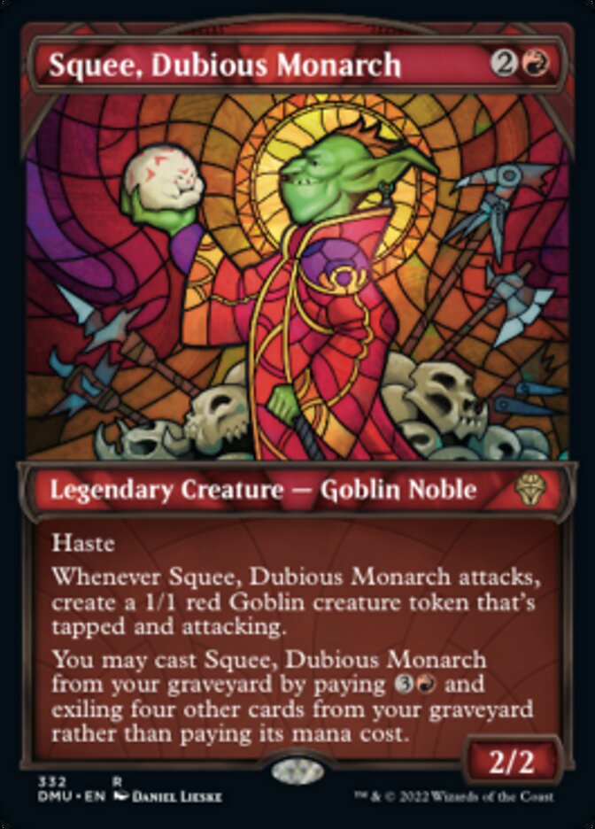 Squee, Dubious Monarch (Showcase Textured) [Dominaria United] - Magic: The Gathering - Card Brawlers | Quebec | Canada |