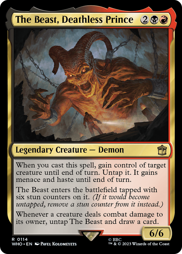 The Beast, Deathless Prince [Doctor Who] - Magic: The Gathering - Card Brawlers | Quebec | Canada |