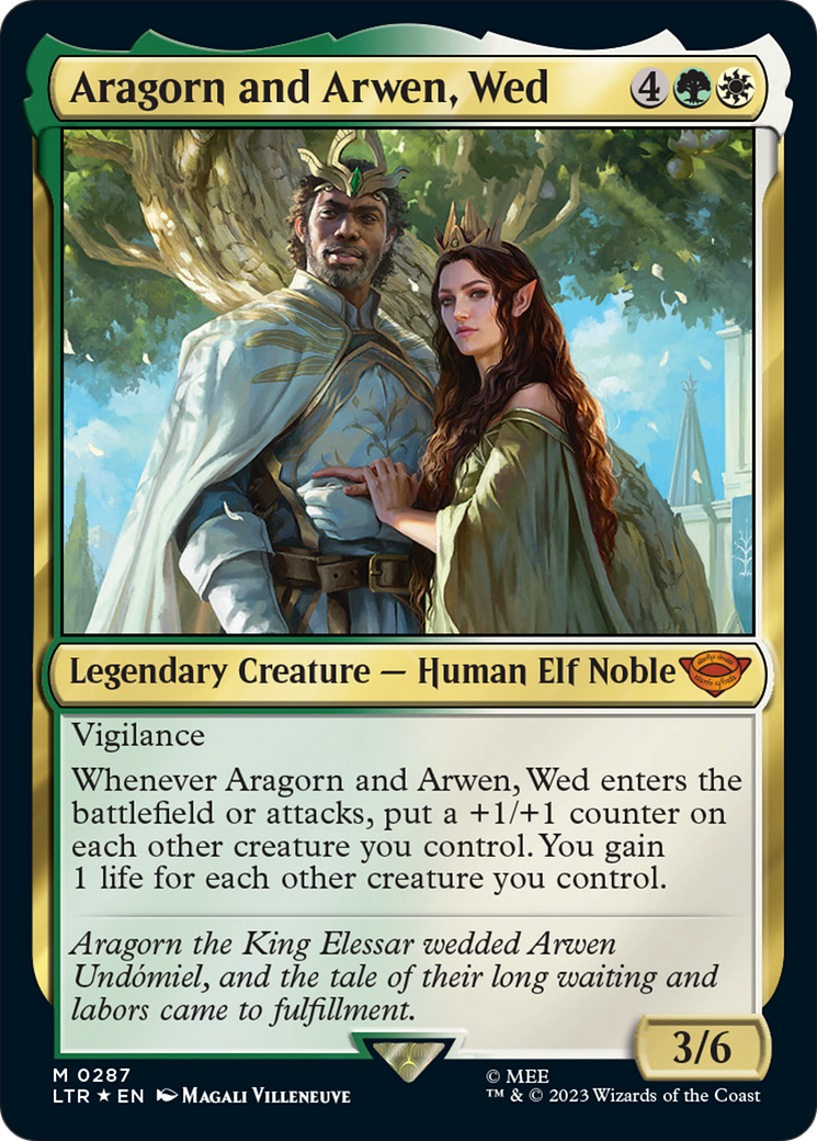 Aragorn and Arwen, Wed [The Lord of the Rings: Tales of Middle-Earth] - Magic: The Gathering - Card Brawlers | Quebec | Canada |