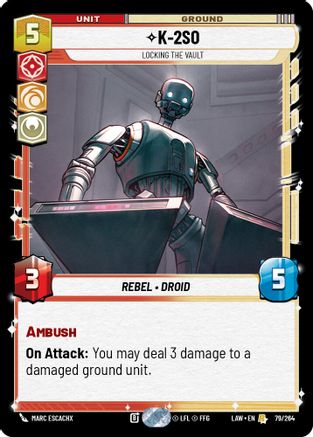 K-2S0 - Locking the Vault (79/264) - A Lawless Time - A Lawless Time - Card Brawlers | Quebec | Canada |