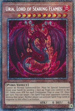 Uria, Lord of Searing Flames [MZMU-EN000] Starlight Rare - Maze of Muertos - Card Brawlers | Quebec | Canada |