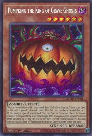 Pumpking the King of Grave Ghosts [MZMU-EN001] Secret Rare - Maze of Muertos - Card Brawlers | Quebec | Canada |
