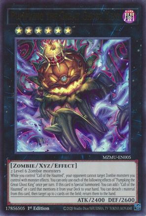 Pumpking the Great Ghost King [MZMU-EN005] Ultra Rare - Maze of Muertos - Card Brawlers | Quebec | Canada |