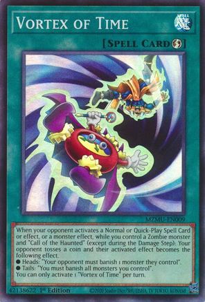 Vortex of Time [MZMU-EN009] Super Rare - Maze of Muertos - Card Brawlers | Quebec | Canada |