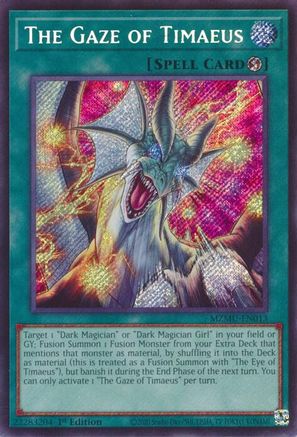 The Gaze of Timaeus [MZMU-EN013] Secret Rare - Maze of Muertos - Card Brawlers | Quebec | Canada |