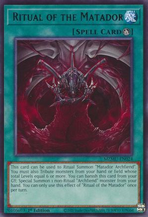 Ritual of the Matador [MZMU-EN024] Rare - Maze of Muertos - Card Brawlers | Quebec | Canada |