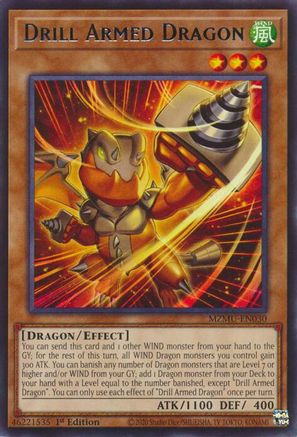 Drill Armed Dragon [MZMU-EN030] Rare - Maze of Muertos - Card Brawlers | Quebec | Canada |