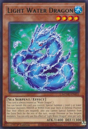 Light Water Dragon [MZMU-EN031] Rare - Maze of Muertos - Card Brawlers | Quebec | Canada |