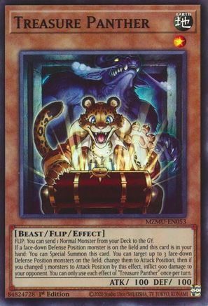 Treasure Panther [MZMU-EN053] Super Rare - Maze of Muertos - Card Brawlers | Quebec | Canada |