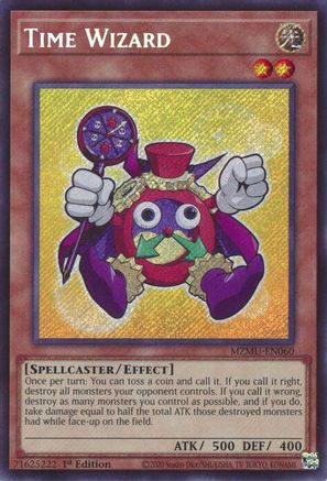 Time Wizard [MZMU-EN060] Secret Rare - Maze of Muertos - Card Brawlers | Quebec | Canada |