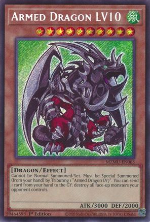 Armed Dragon LV10 [MZMU-EN065] Secret Rare - Maze of Muertos - Card Brawlers | Quebec | Canada |