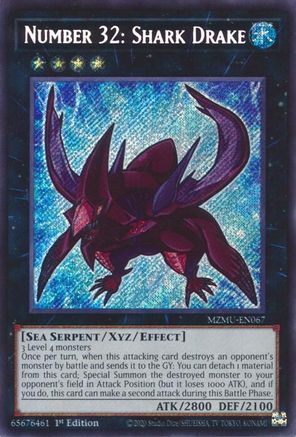 Number 32: Shark Drake [MZMU-EN067] Secret Rare - Maze of Muertos - Card Brawlers | Quebec | Canada |