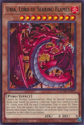 Uria, Lord of Searing Flames [MZMU-EN074] Rare