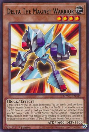 Delta The Magnet Warrior [MZMU-EN085] Rare - Maze of Muertos - Card Brawlers | Quebec | Canada |