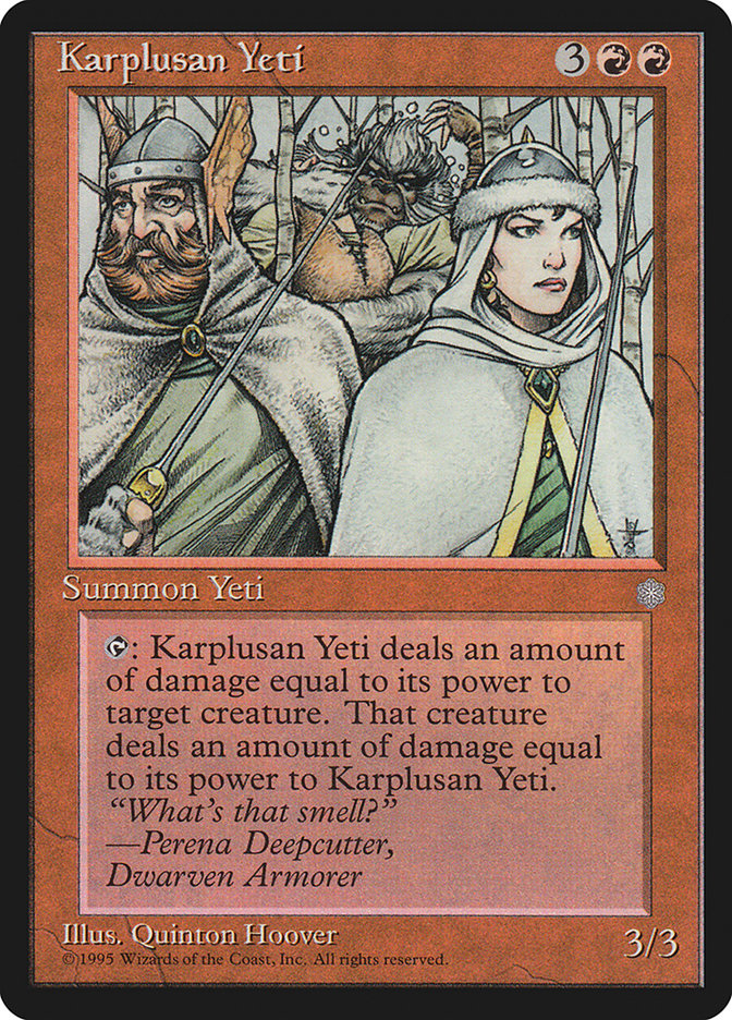 Karplusan Yeti [Ice Age] - Magic: The Gathering - Card Brawlers | Quebec | Canada |