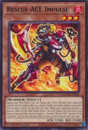 Rescue-ACE Impulse [MZMU-EN098] Rare - Maze of Muertos - Card Brawlers | Quebec | Canada |