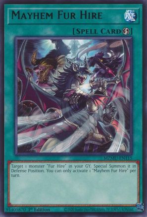 Mayhem Fur Hire [MZMU-EN115] Rare - Maze of Muertos - Card Brawlers | Quebec | Canada |
