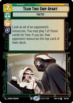 Tear This Ship Apart (66/264) - A Lawless Time - A Lawless Time - Card Brawlers | Quebec | Canada |