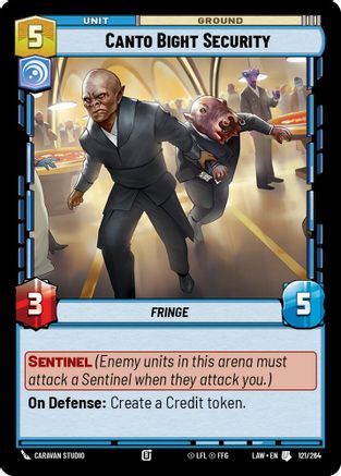 Canto Bight Security (121/264) - A Lawless Time - A Lawless Time - Card Brawlers | Quebec | Canada |