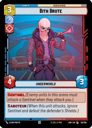 Bith Brute (49/264) - A Lawless Time - A Lawless Time - Card Brawlers | Quebec | Canada |