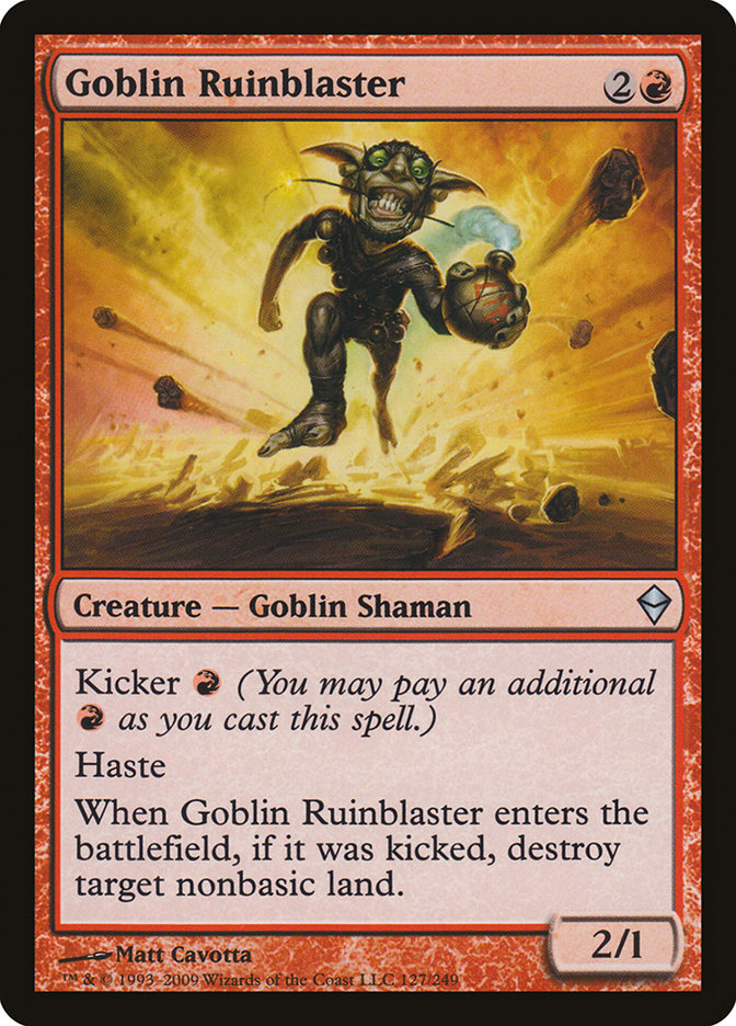 Goblin Ruinblaster [Zendikar] - Magic: The Gathering - Card Brawlers | Quebec | Canada |