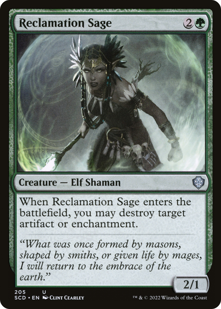 Reclamation Sage [Starter Commander Decks] - Magic: The Gathering - Card Brawlers | Quebec | Canada |