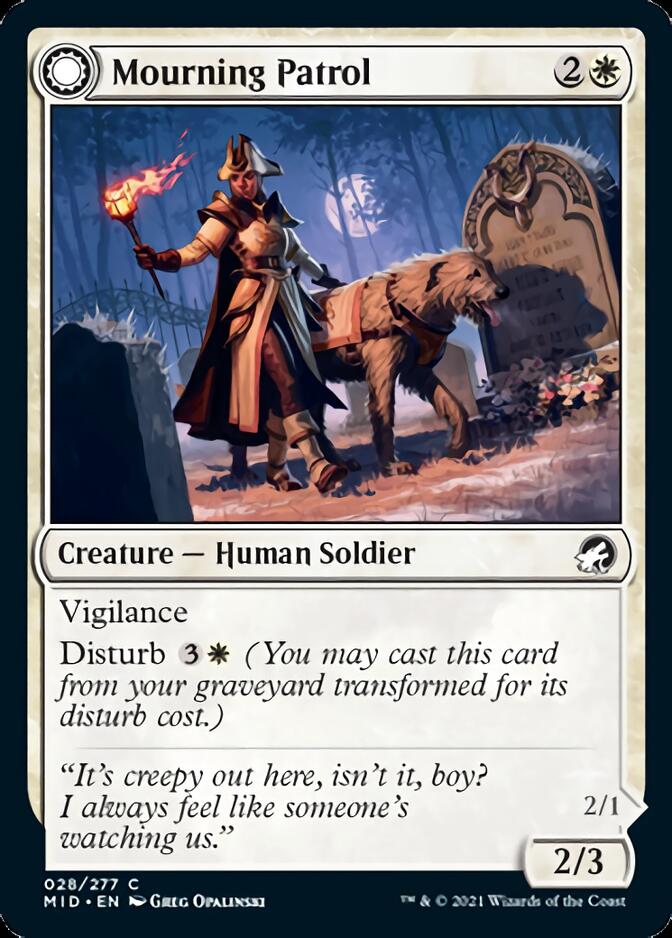 Mourning Patrol // Morning Apparition [Innistrad: Midnight Hunt] - Magic: The Gathering - Card Brawlers | Quebec | Canada |