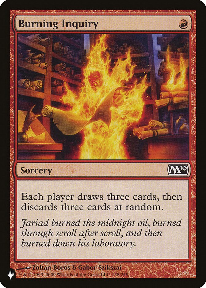 Burning Inquiry [The List] - Magic: The Gathering - Card Brawlers | Quebec | Canada |