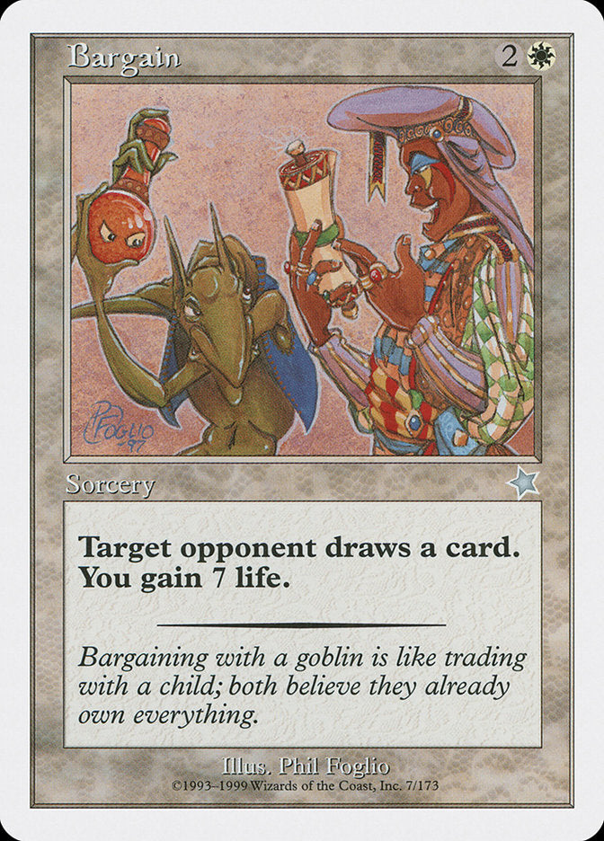 Bargain [Starter 1999] - Magic: The Gathering - Card Brawlers | Quebec | Canada |