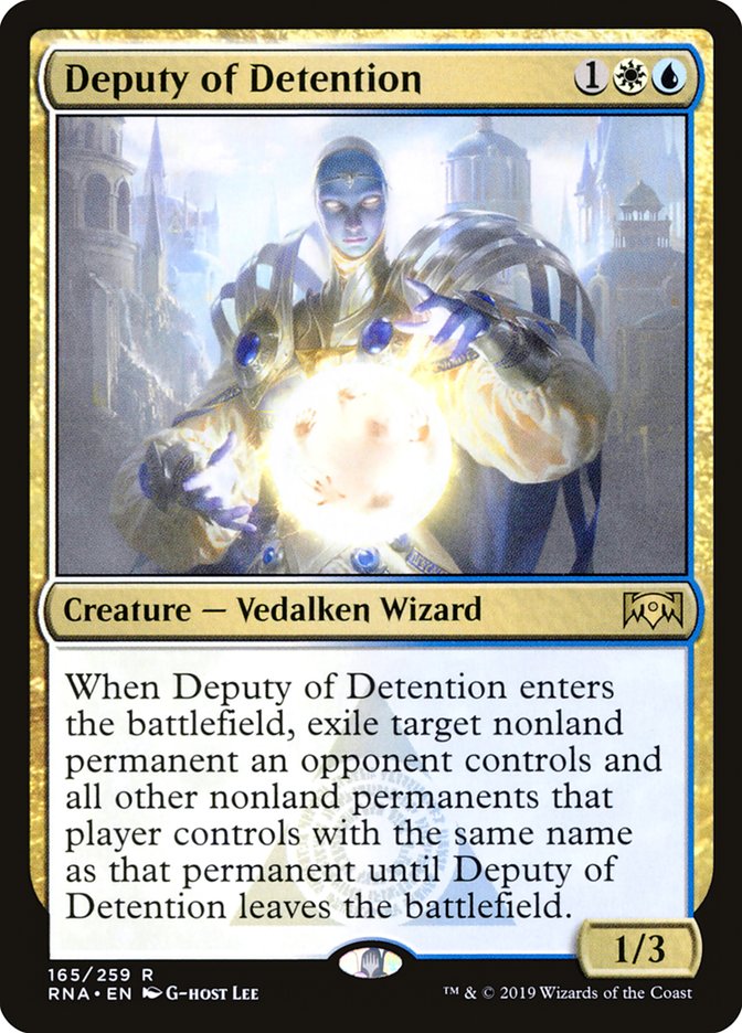 Deputy of Detention [Ravnica Allegiance] - Magic: The Gathering - Card Brawlers | Quebec | Canada |