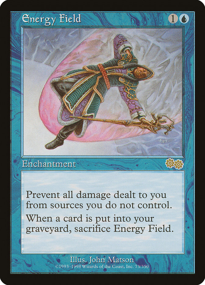 Energy Field [Urza's Saga] - Magic: The Gathering - Card Brawlers | Quebec | Canada |