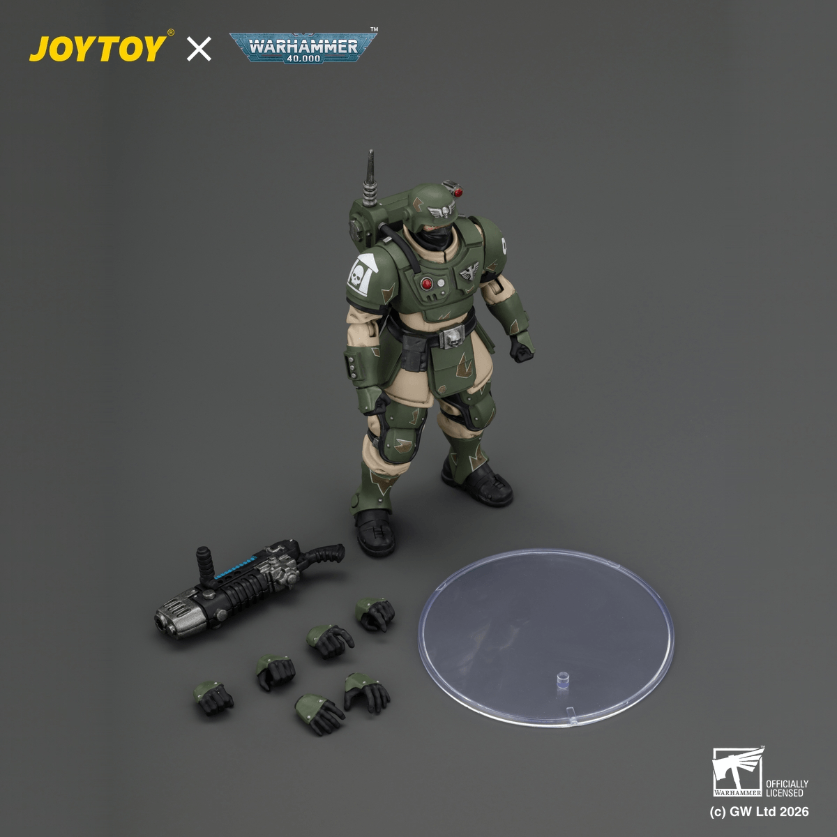 JOYTOY - Warhammer 40k - Astra Militarum - Kasrkin 4 with Plasma Gun - (PREORDER) October 30, 2026
