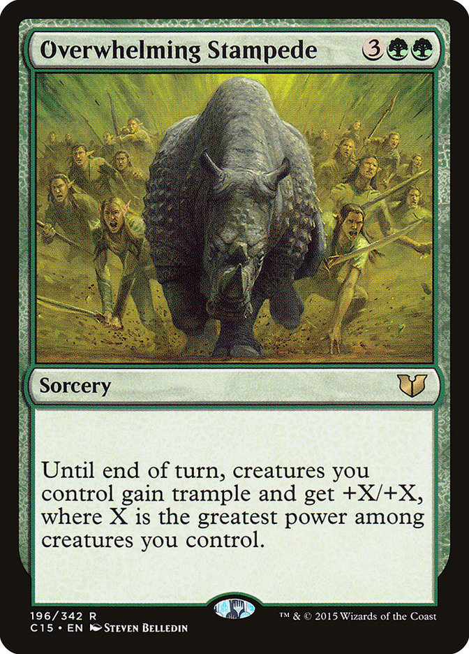 Overwhelming Stampede [Commander 2015] - Magic: The Gathering - Card Brawlers | Quebec | Canada |