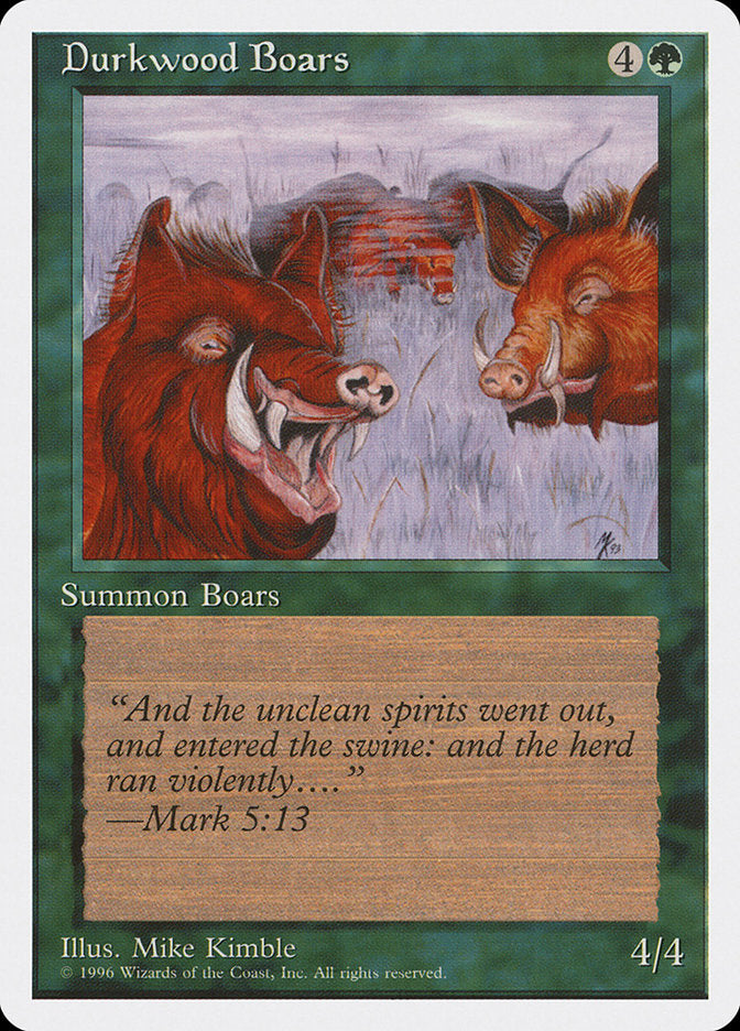 Durkwood Boars [Introductory Two-Player Set] - Magic: The Gathering - Card Brawlers | Quebec | Canada |