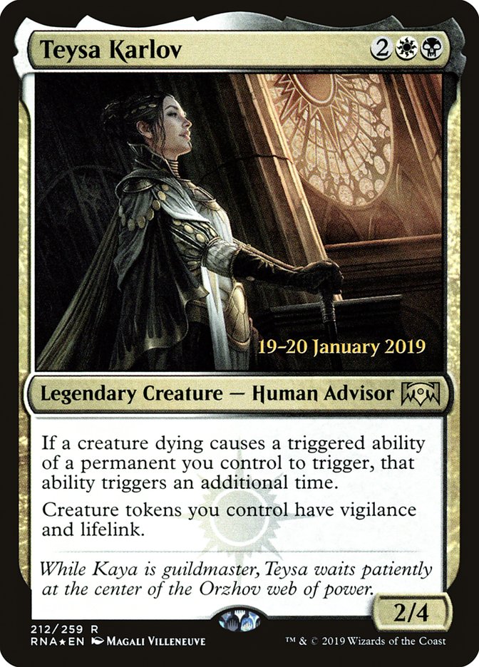 Teysa Karlov [Ravnica Allegiance Prerelease Promos] - Magic: The Gathering - Card Brawlers | Quebec | Canada |