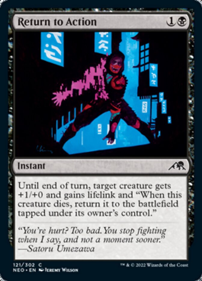 Return to Action [Kamigawa: Neon Dynasty] - Magic: The Gathering - Card Brawlers | Quebec | Canada |