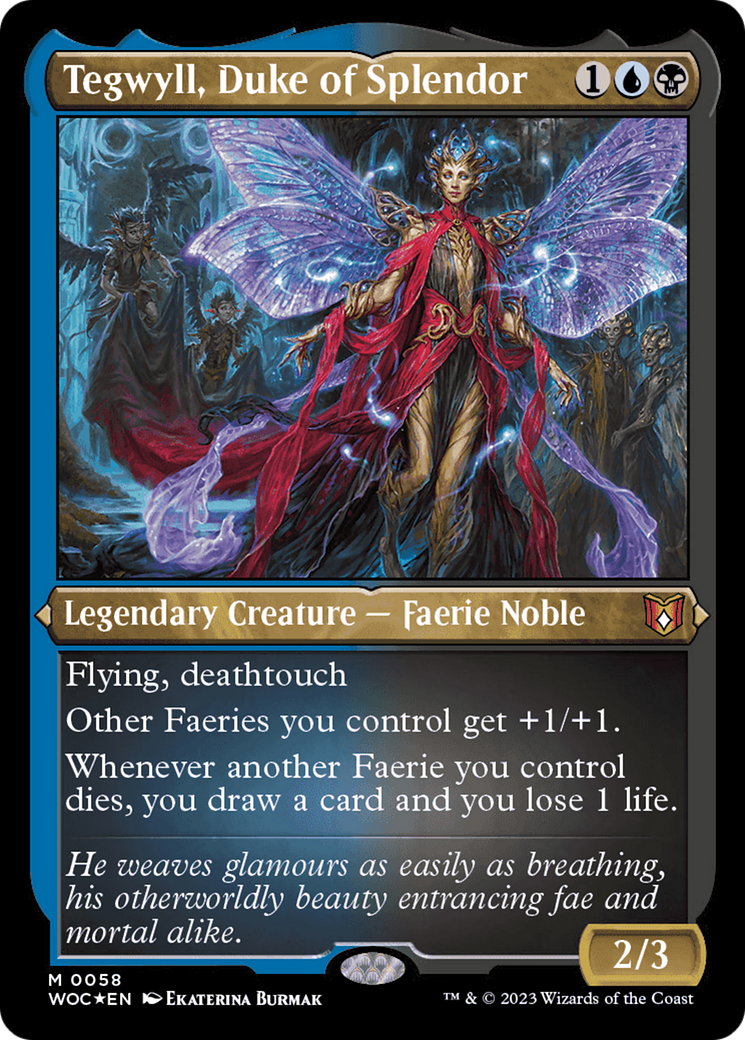Tegwyll, Duke of Splendor (Display Commander) [Wilds of Eldraine Commander] - Magic: The Gathering - Card Brawlers | Quebec | Canada |