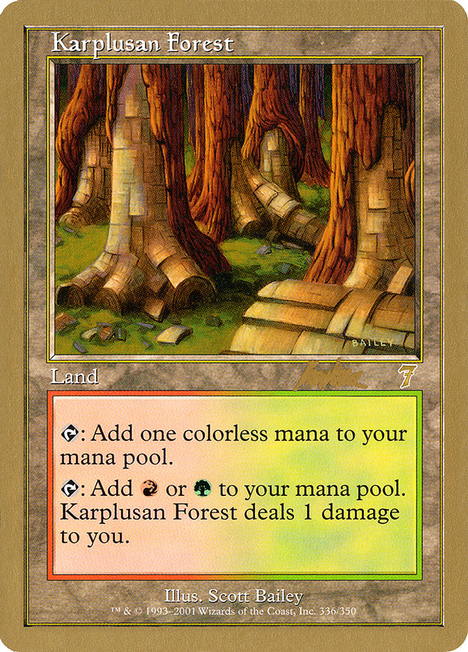 Karplusan Forest (Brian Kibler) [World Championship Decks 2002] - Magic: The Gathering - Card Brawlers | Quebec | Canada |