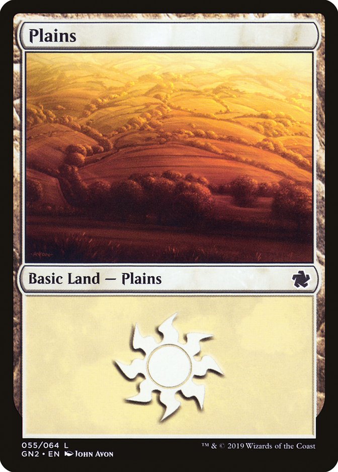 Plains (55) [Game Night 2019] - Magic: The Gathering - Card Brawlers | Quebec | Canada |