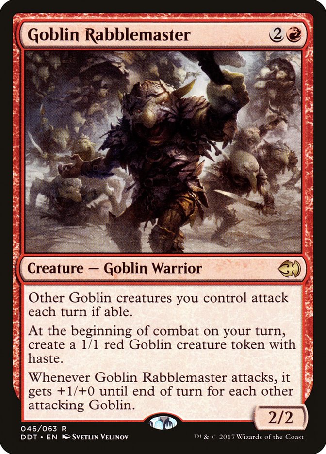 Goblin Rabblemaster [Duel Decks: Merfolk vs. Goblins] - Magic: The Gathering - Card Brawlers | Quebec | Canada |