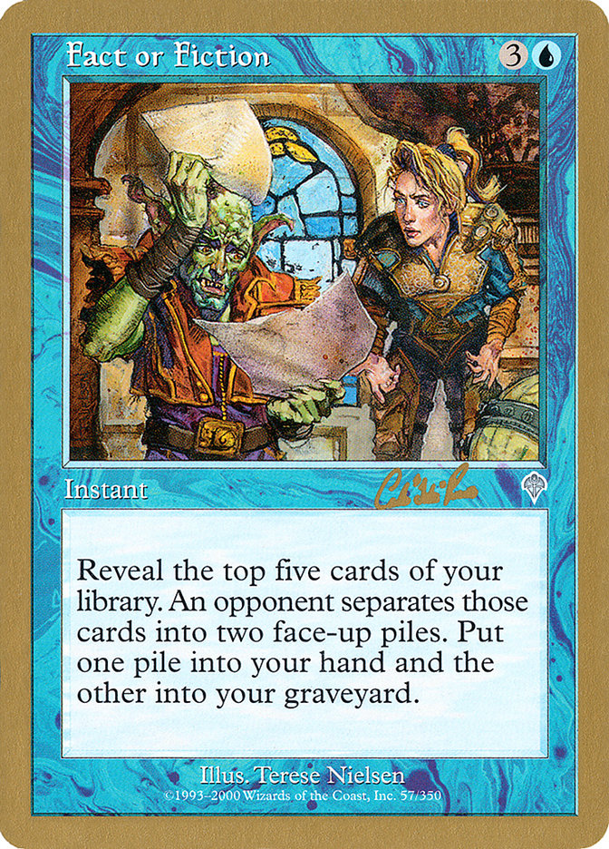 Fact or Fiction (Carlos Romao) [World Championship Decks 2002] - Magic: The Gathering - Card Brawlers | Quebec | Canada |