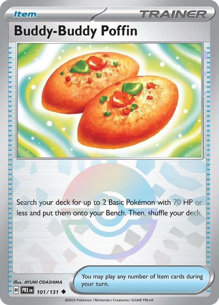Buddy-Buddy Poffin (101/131) (Poke Ball Pattern) [Scarlet & Violet: Prismatic Evolutions] - Pokémon - Card Brawlers | Quebec | Canada |
