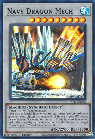 Mécanique Dragon Marine [DIFO-EN082] Super Rare 