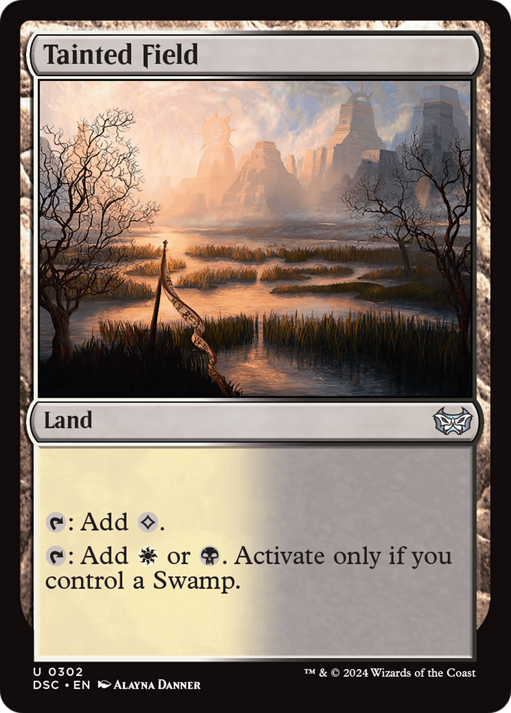 Tainted Field [Duskmourn: House of Horror Commander] - Magic: The Gathering - Card Brawlers | Quebec | Canada |