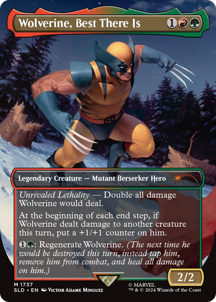 Wolverine, Best There Is (Rainbow Foil) [Secret Lair Drop Series] - Magic: The Gathering - Card Brawlers | Quebec | Canada |