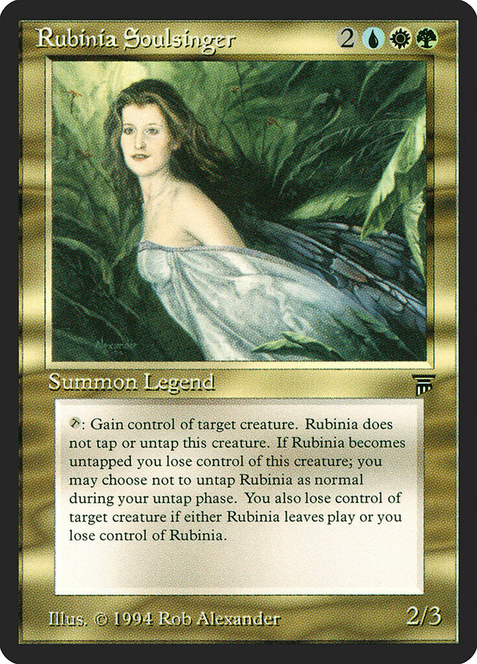 Rubinia Soulsinger [Legends] - Magic: The Gathering - Card Brawlers | Quebec | Canada |